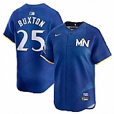 Men's Minnesota Twins #25 Byron Buxton Royal 2024 City Connect Limited Stitched Jersey Dzhi,baseball caps,new era cap wholesale,wholesale hats
